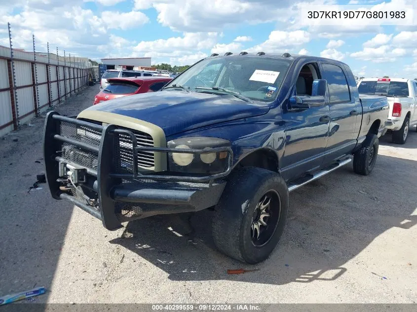 2007 Dodge Ram 1500 Slt VIN: 3D7KR19D77G801983 Lot: 40299559