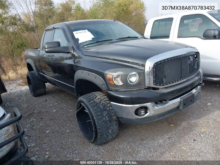 2007 Dodge Ram 3500 Slt/Trx4 Off Road/Sport VIN: 3D7MX38A87G783432 Lot: 40301126