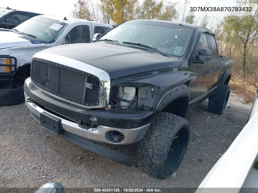 2007 Dodge Ram 3500 Slt/Trx4 Off Road/Sport VIN: 3D7MX38A87G783432 Lot: 40301126