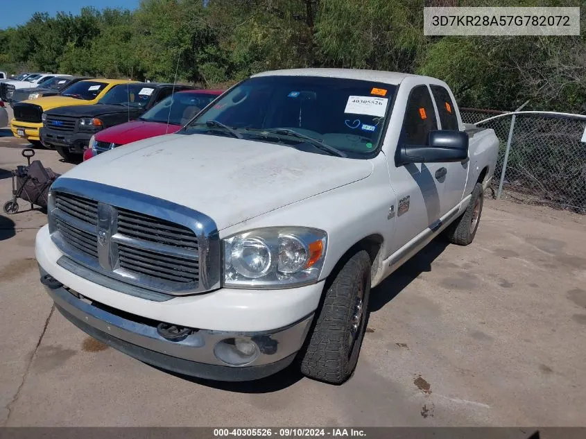 3D7KR28A57G782072 2007 Dodge Ram 2500 Slt