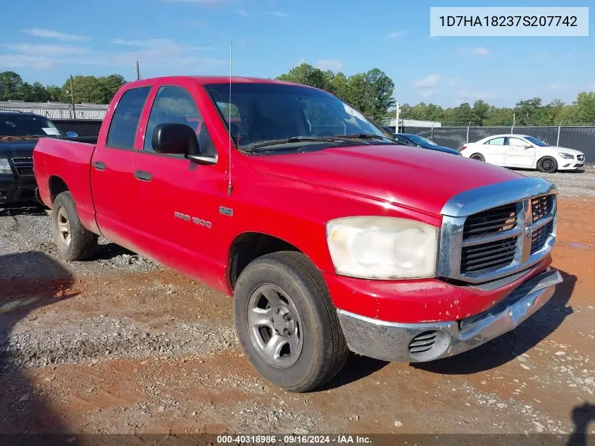 2007 Dodge Ram 1500 Slt VIN: 1D7HA18237S207742 Lot: 40318986