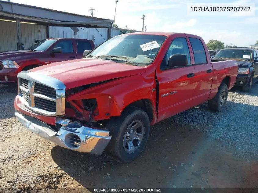 2007 Dodge Ram 1500 Slt VIN: 1D7HA18237S207742 Lot: 40318986