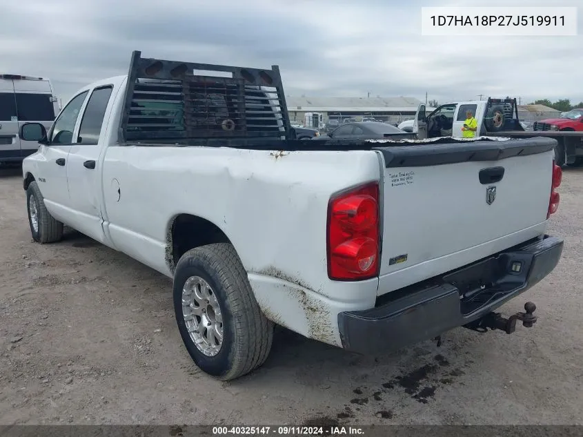 2007 Dodge Ram 1500 St VIN: 1D7HA18P27J519911 Lot: 40325147