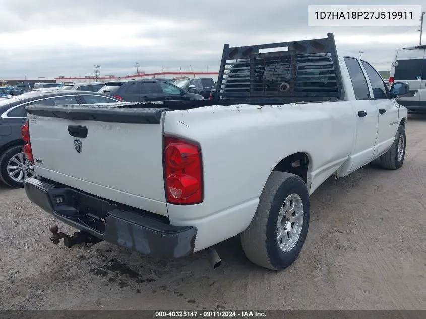 2007 Dodge Ram 1500 St VIN: 1D7HA18P27J519911 Lot: 40325147