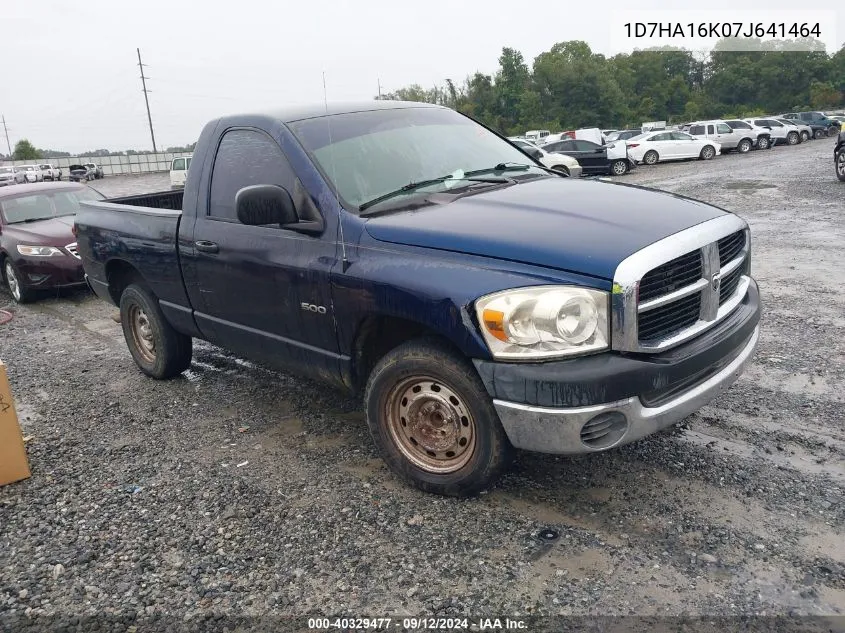 2007 Dodge Ram 1500 St VIN: 1D7HA16K07J641464 Lot: 40329477