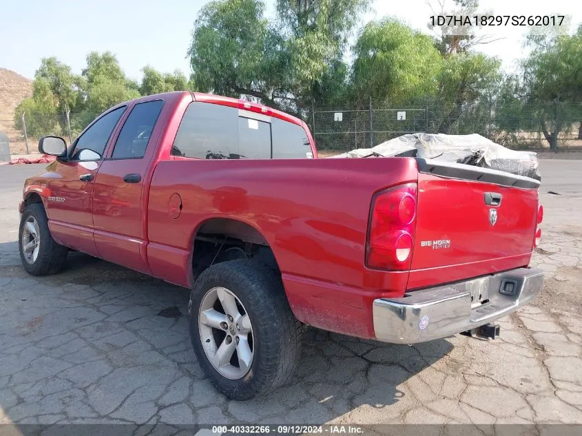 1D7HA18297S262017 2007 Dodge Ram 1500 Slt