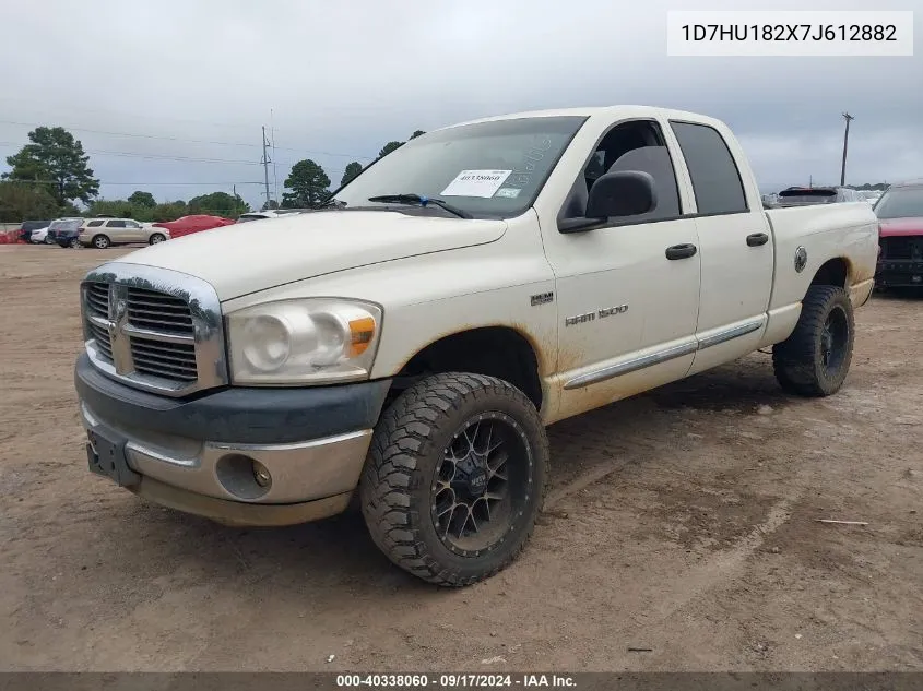 2007 Dodge Ram 1500 Slt/Trx4 Off Road/Sport VIN: 1D7HU182X7J612882 Lot: 40338060