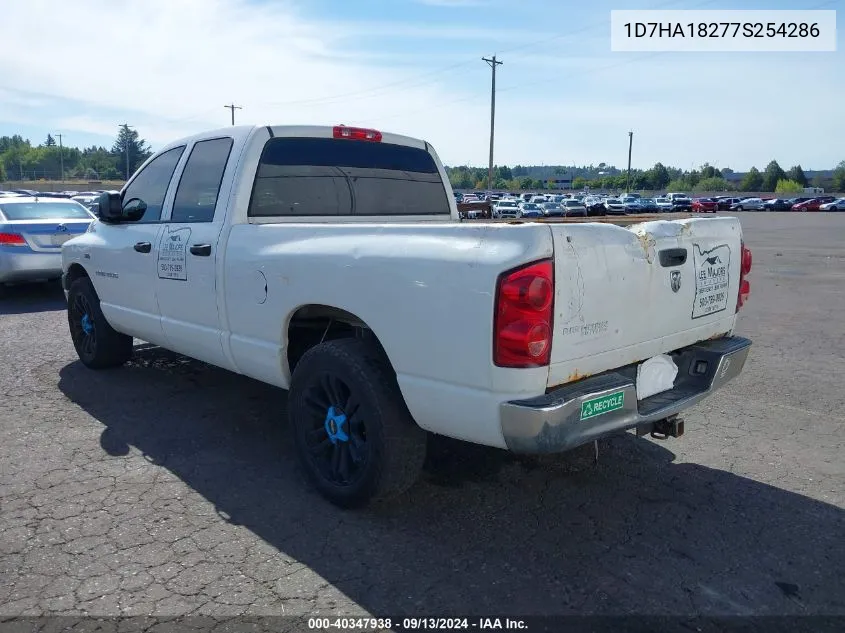 2007 Dodge Ram 1500 Slt VIN: 1D7HA18277S254286 Lot: 40347938