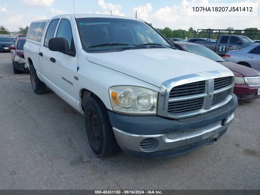 2007 Dodge Ram 1500 St VIN: 1D7HA18207J541412 Lot: 40351150