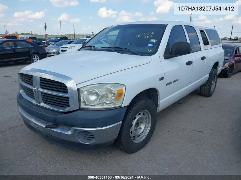 2007 Dodge Ram 1500 St VIN: 1D7HA18207J541412 Lot: 40351150