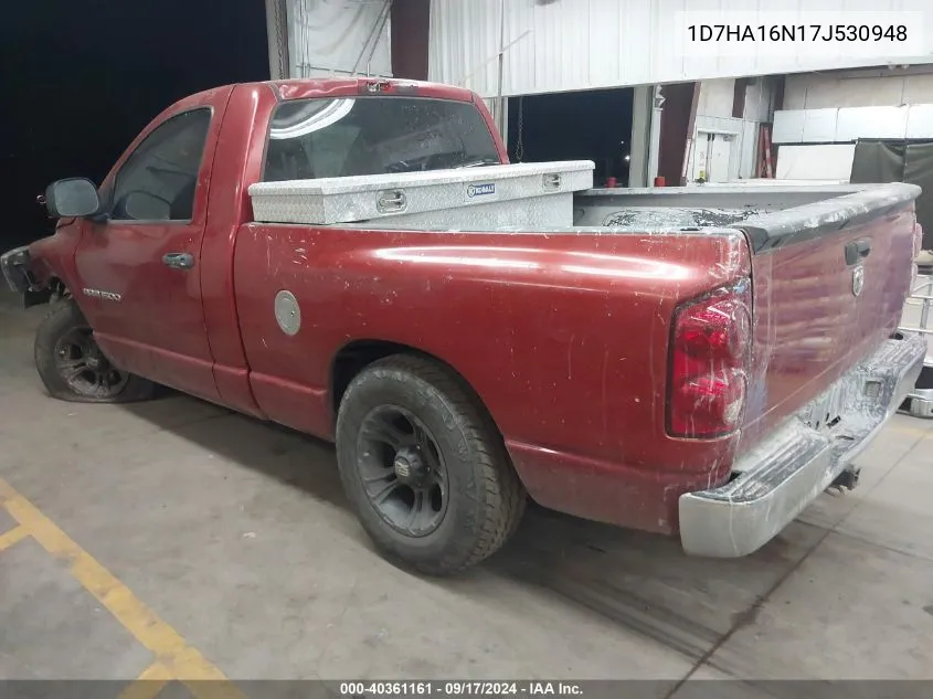 2007 Dodge Ram 1500 St VIN: 1D7HA16N17J530948 Lot: 40361161