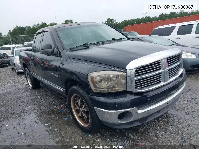 2007 Dodge Ram 1500 Slt VIN: 1D7HA18P17J630367 Lot: 40362010