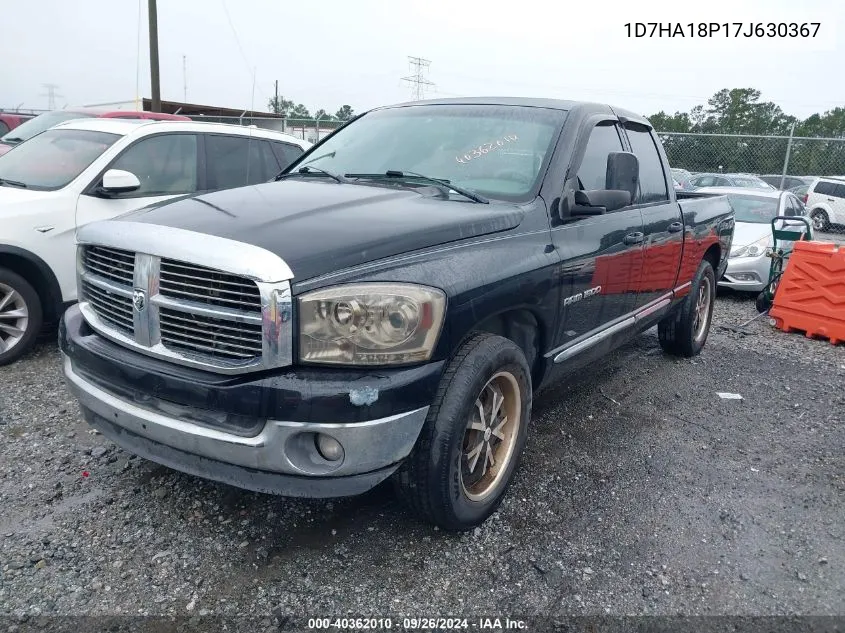 2007 Dodge Ram 1500 Slt VIN: 1D7HA18P17J630367 Lot: 40362010