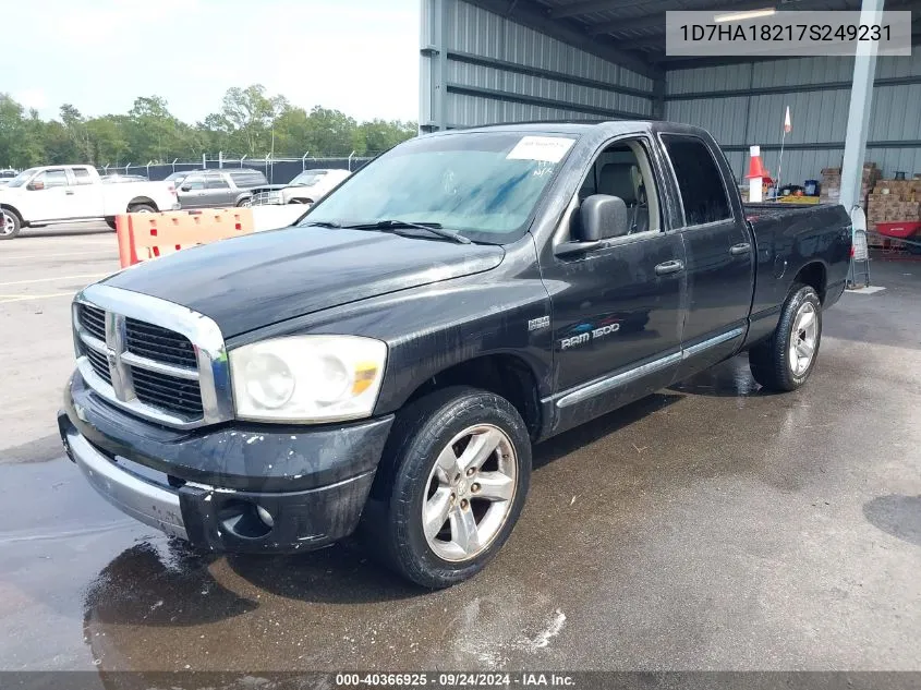 2007 Dodge Ram 1500 Laramie VIN: 1D7HA18217S249231 Lot: 40366925