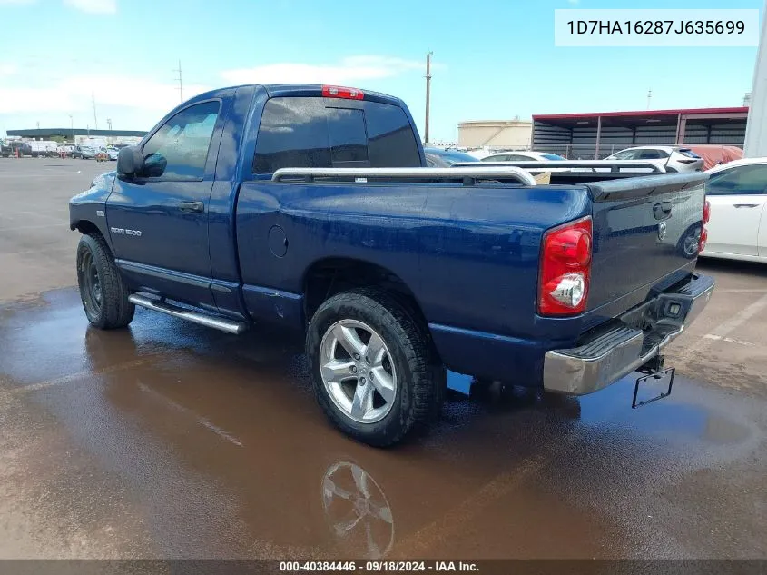 1D7HA16287J635699 2007 Dodge Ram 1500 Slt/Sport