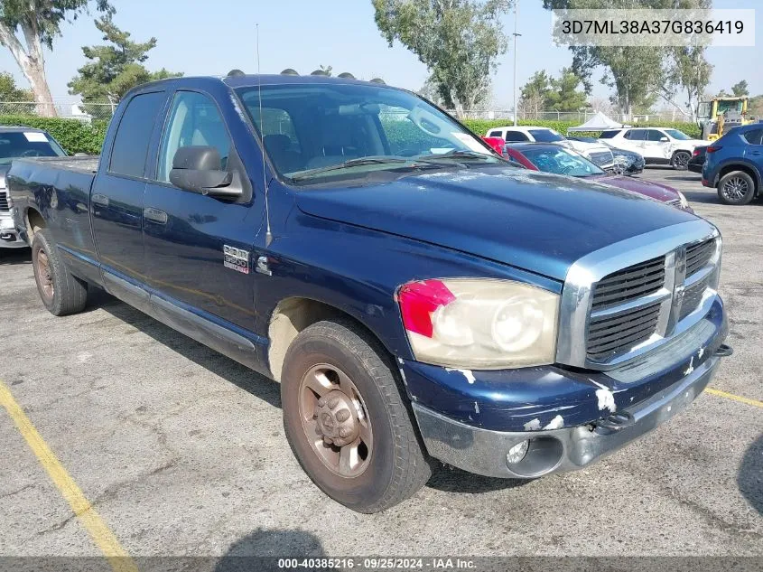 2007 Dodge Ram 3500 Slt/Sport VIN: 3D7ML38A37G836419 Lot: 40385216