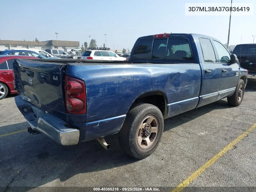 2007 Dodge Ram 3500 Slt/Sport VIN: 3D7ML38A37G836419 Lot: 40385216