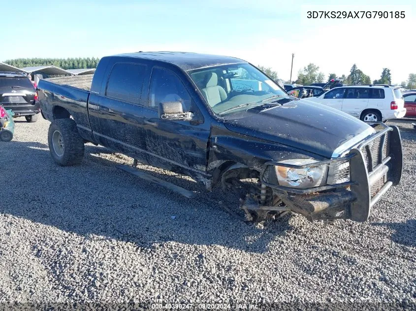 2007 Dodge Ram 2500 Slt VIN: 3D7KS29AX7G790185 Lot: 40390247