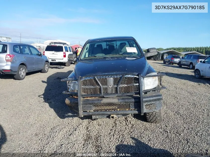 2007 Dodge Ram 2500 Slt VIN: 3D7KS29AX7G790185 Lot: 40390247