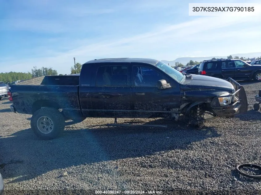 2007 Dodge Ram 2500 Slt VIN: 3D7KS29AX7G790185 Lot: 40390247