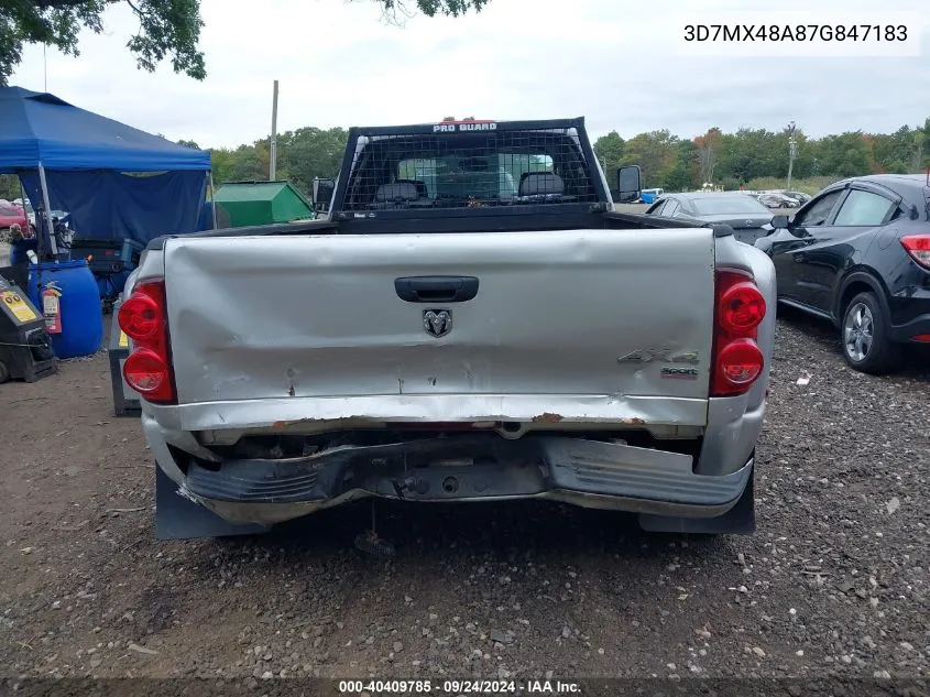 3D7MX48A87G847183 2007 Dodge Ram 3500 Slt/Sport