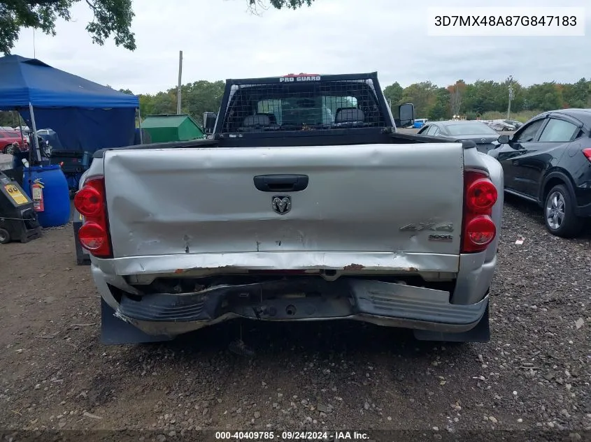 3D7MX48A87G847183 2007 Dodge Ram 3500 Slt/Sport