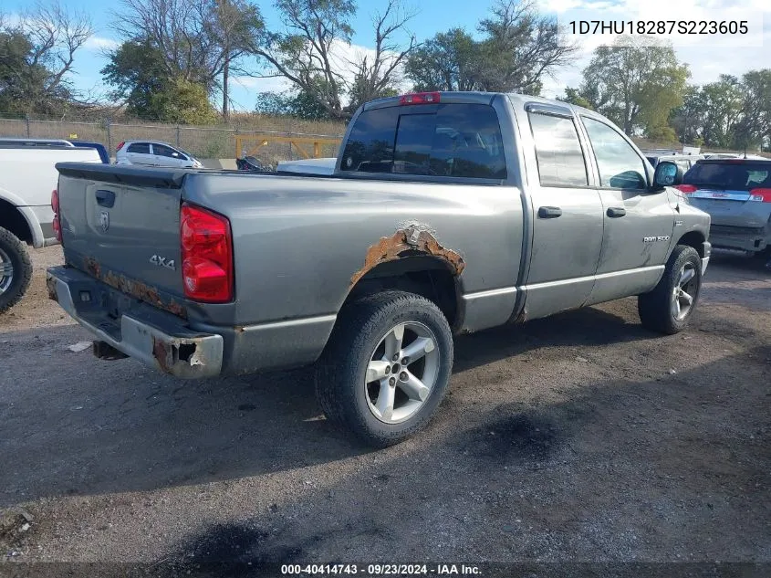 2007 Dodge Ram 1500 Slt/Trx4 Off Road/Sport VIN: 1D7HU18287S223605 Lot: 40414743