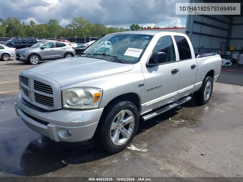 2007 Dodge Ram 1500 Slt VIN: 1D7HA18257S169494 Lot: 40432035