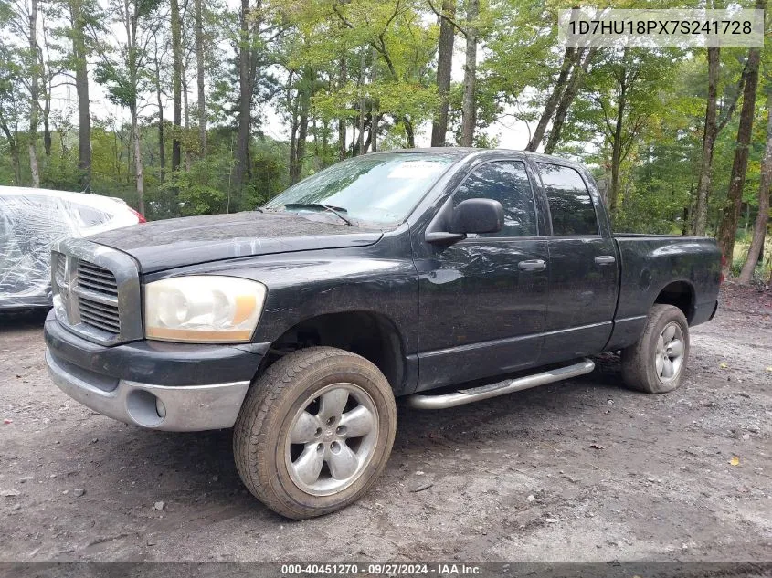 2007 Dodge Ram 1500 Slt/Trx4 Off Road/Sport VIN: 1D7HU18PX7S241728 Lot: 40451270