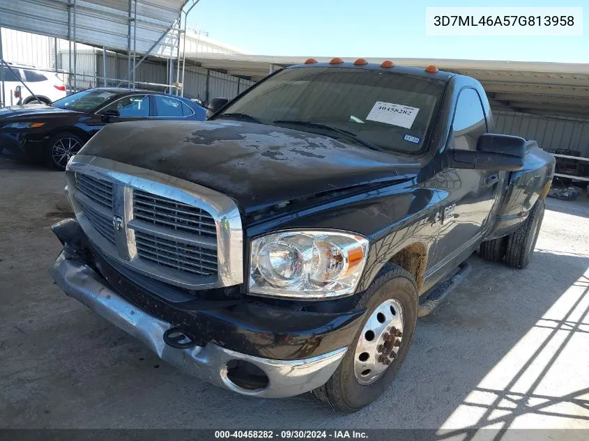 2007 Dodge Ram 3500 Slt VIN: 3D7ML46A57G813958 Lot: 40458282