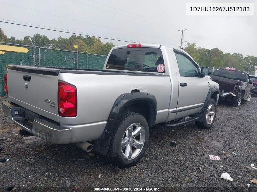 1D7HU16267J512183 2007 Dodge Ram 1500 Slt/Trx4 Off Road/Sport