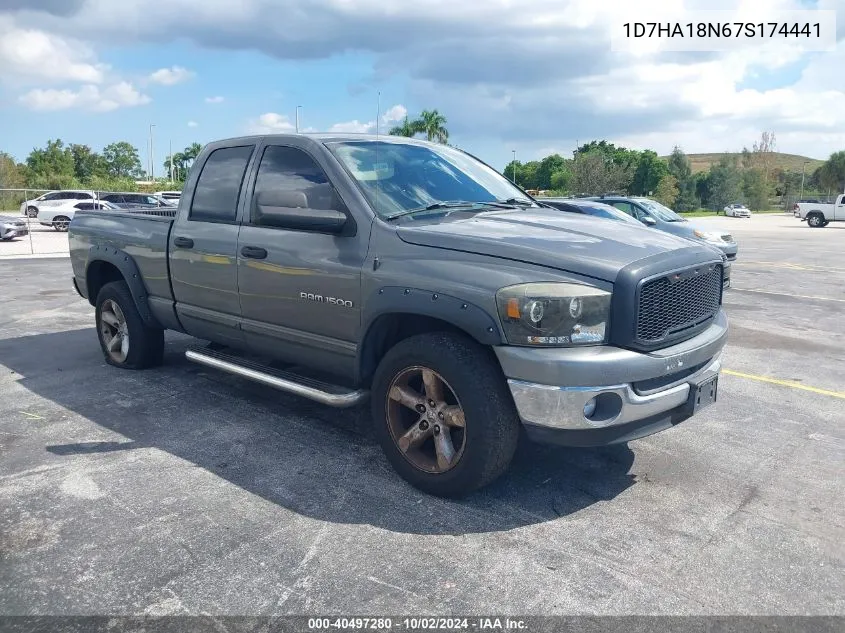 2007 Dodge Ram 1500 Slt VIN: 1D7HA18N67S174441 Lot: 40497280