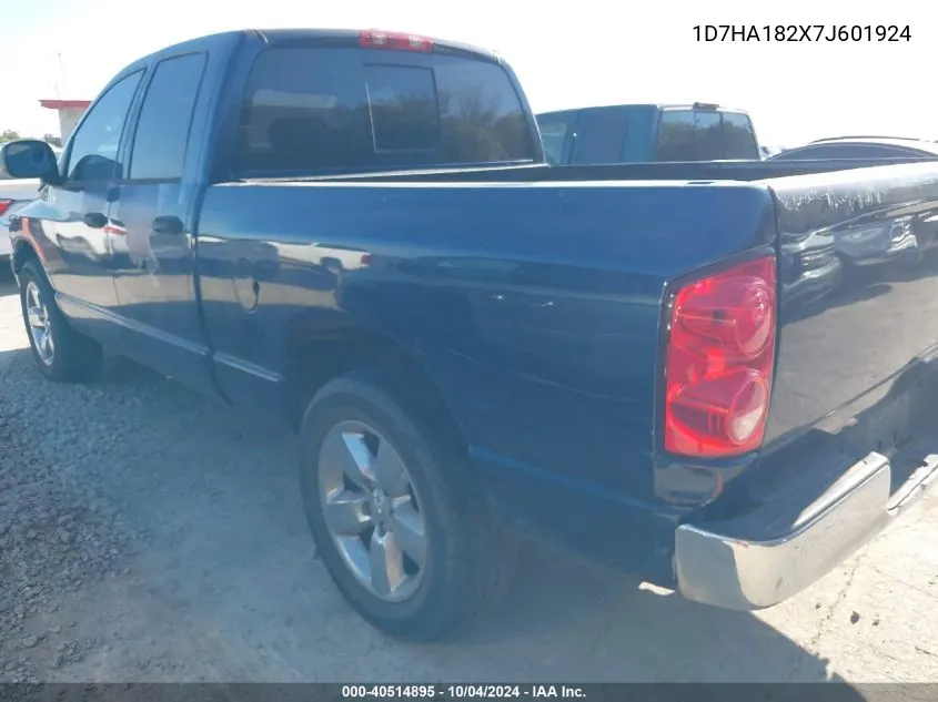 2007 Dodge Ram 1500 Slt VIN: 1D7HA182X7J601924 Lot: 40514895