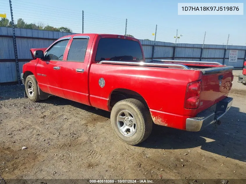 2007 Dodge Ram 1500 St VIN: 1D7HA18K97J519876 Lot: 40518385