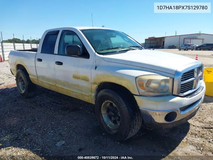 2007 Dodge Ram 1500 Slt VIN: 1D7HA18PX7S129780 Lot: 40539672