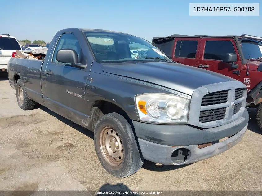 2007 Dodge Ram 1500 St VIN: 1D7HA16P57J500708 Lot: 40542716