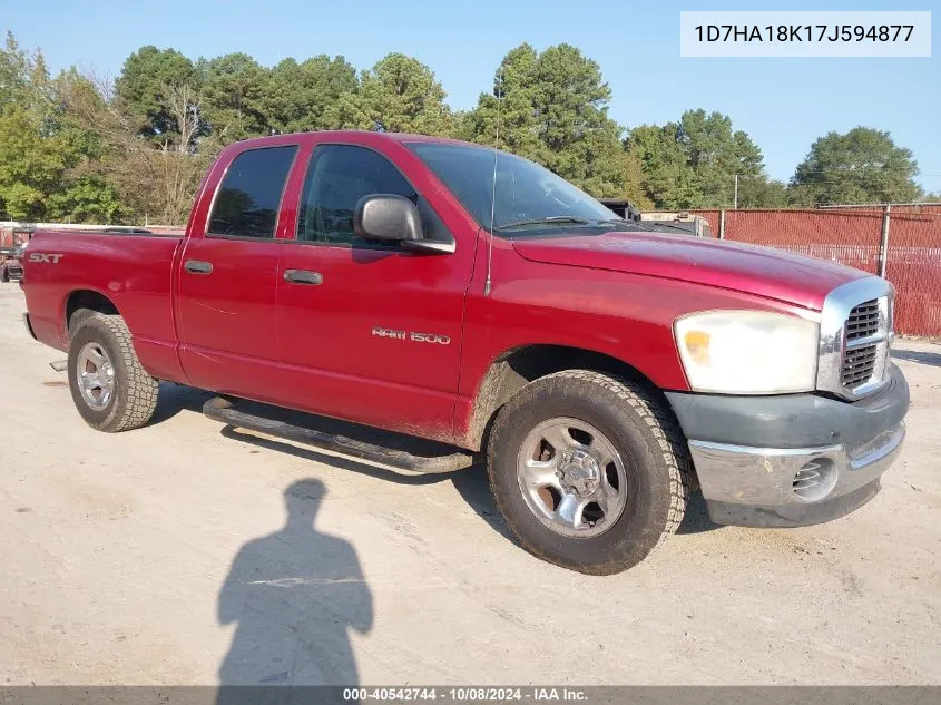 2007 Dodge Ram 1500 St VIN: 1D7HA18K17J594877 Lot: 40542744