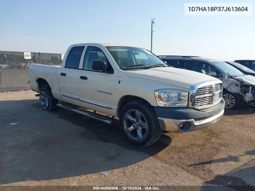 2007 Dodge Ram 1500 Slt VIN: 1D7HA18P37J613604 Lot: 40560986