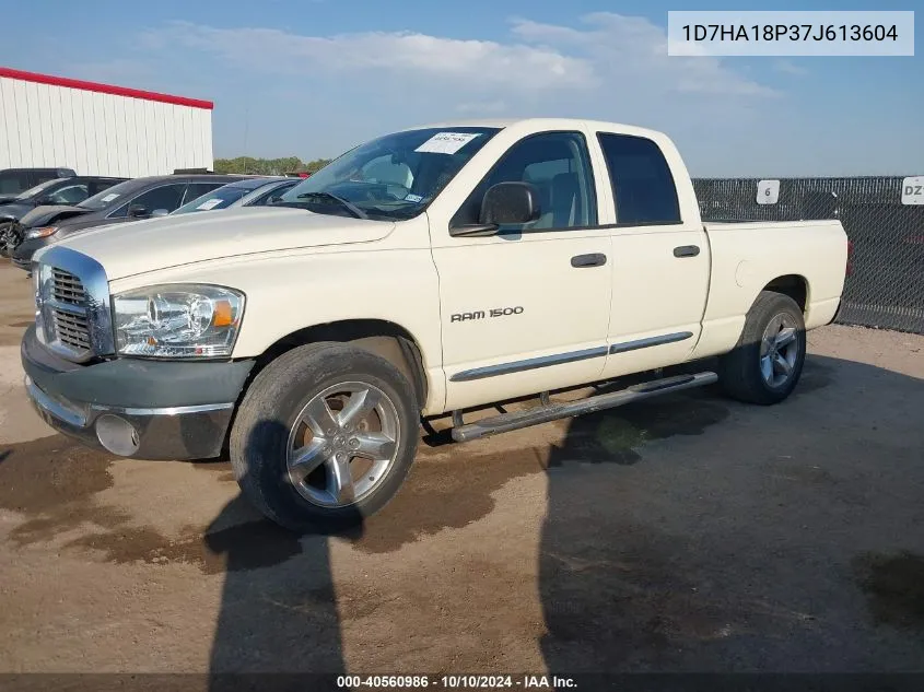 2007 Dodge Ram 1500 Slt VIN: 1D7HA18P37J613604 Lot: 40560986