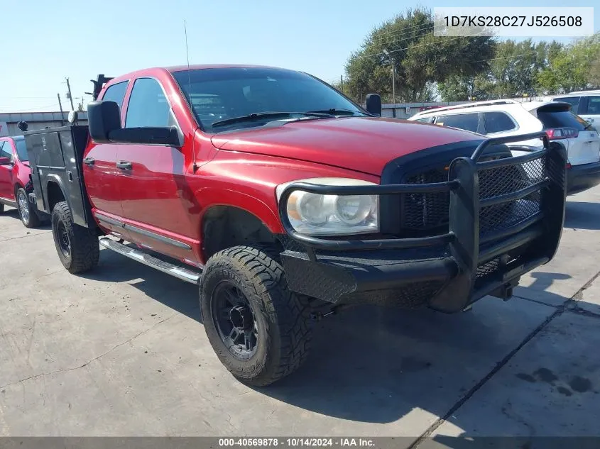 2007 Dodge Ram 2500 Slt/Trx4 Off Road/Sport/Power Wagon VIN: 1D7KS28C27J526508 Lot: 40569878