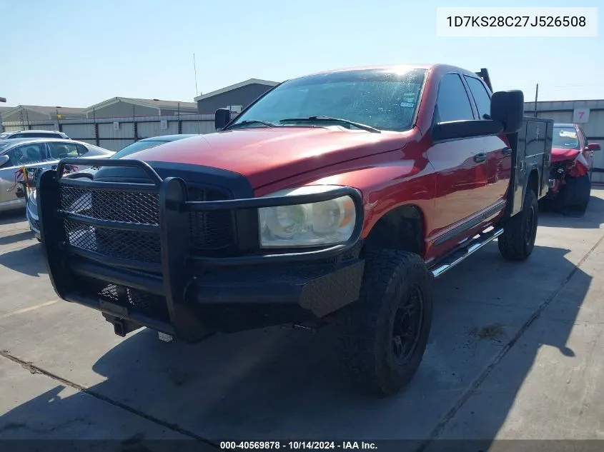 2007 Dodge Ram 2500 Slt/Trx4 Off Road/Sport/Power Wagon VIN: 1D7KS28C27J526508 Lot: 40569878