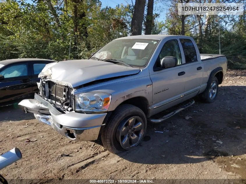 2007 Dodge Ram 1500 Slt/Trx4 Off Road/Sport VIN: 1D7HU18247S254964 Lot: 40573723