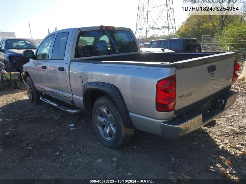 2007 Dodge Ram 1500 Slt/Trx4 Off Road/Sport VIN: 1D7HU18247S254964 Lot: 40573723