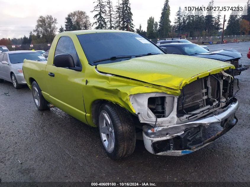 2007 Dodge Ram 1500 Slt/Sport VIN: 1D7HA16P27J574233 Lot: 40609180