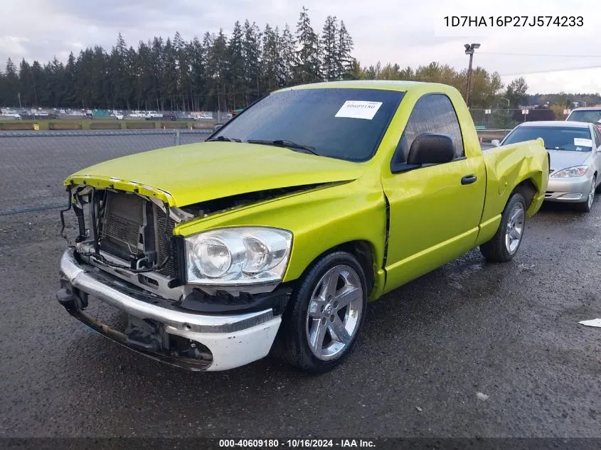 2007 Dodge Ram 1500 Slt/Sport VIN: 1D7HA16P27J574233 Lot: 40609180