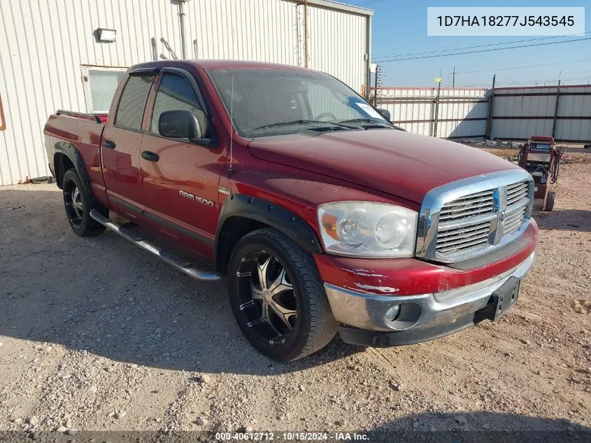 2007 Dodge Ram 1500 Slt VIN: 1D7HA18277J543545 Lot: 40612712