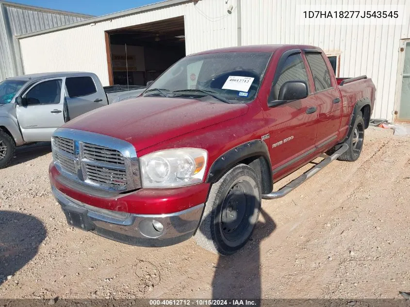 2007 Dodge Ram 1500 Slt VIN: 1D7HA18277J543545 Lot: 40612712