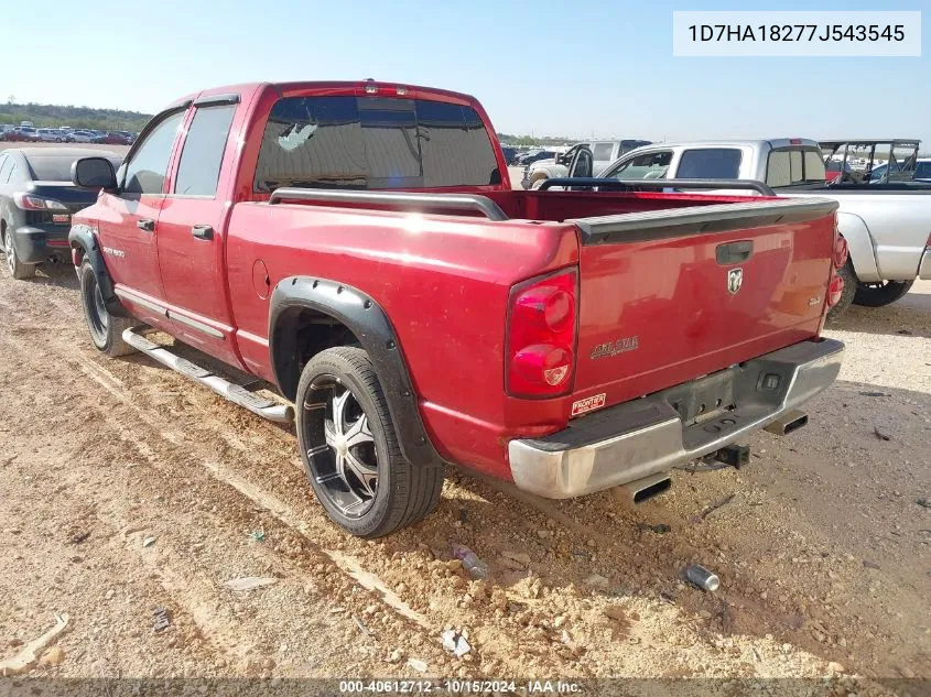 2007 Dodge Ram 1500 Slt VIN: 1D7HA18277J543545 Lot: 40612712