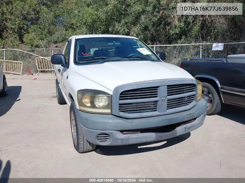 2007 Dodge Ram 1500 St VIN: 1D7HA16K77J639856 Lot: 40614040