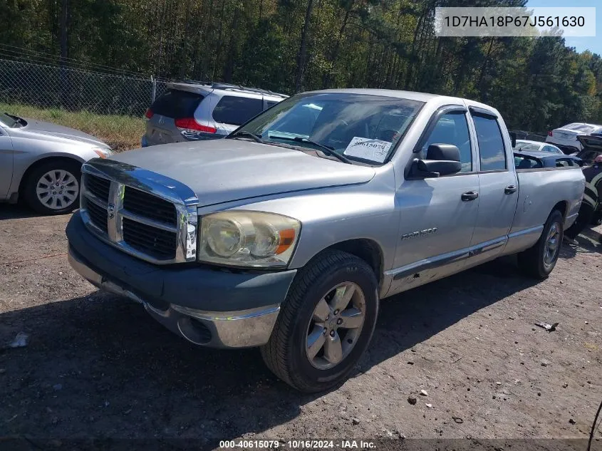 2007 Dodge Ram 1500 St VIN: 1D7HA18P67J561630 Lot: 40615079